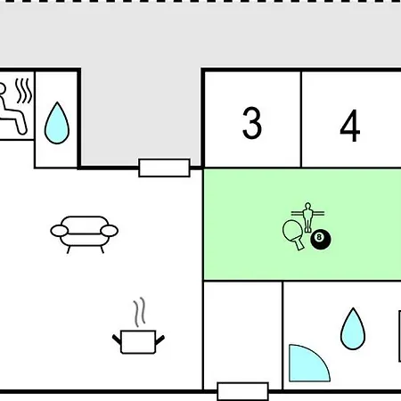 度假居 4 Bedroom Cozy In *